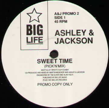 Ashley & Jackson : Sweet Time (12", Promo)