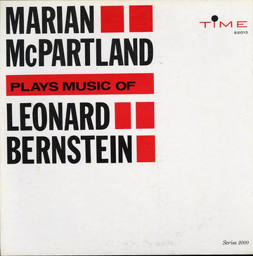 Marian McPartland : Plays Music Of Leonard Bernstein (LP, Album, Mono)