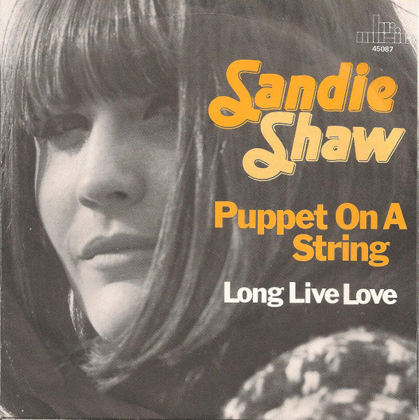 Sandie Shaw : Puppet On A String  (7", Single, RE)