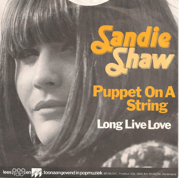 Sandie Shaw : Puppet On A String  (7", Single, RE)