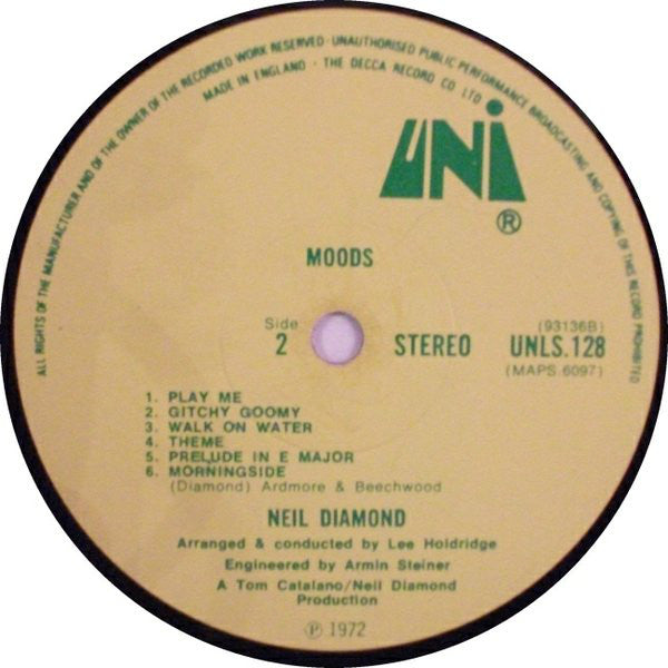 Neil Diamond : Moods (LP, Album)