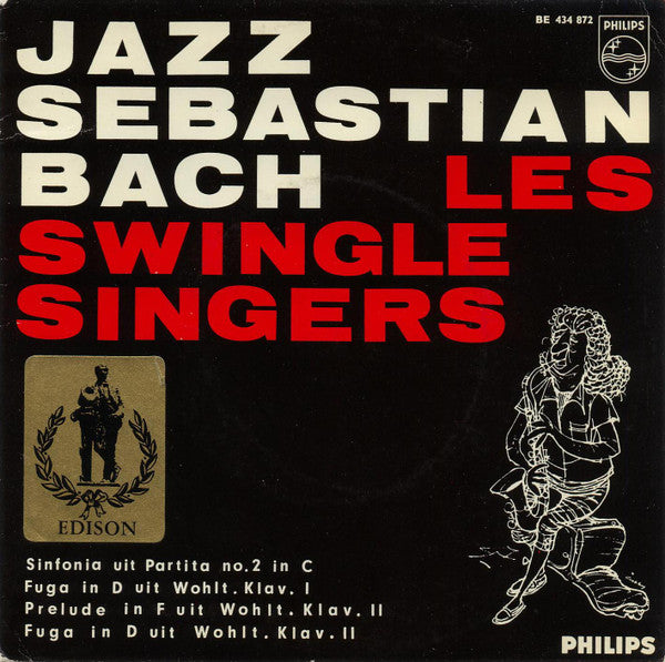 Les Swingle Singers : Jazz Sebastian Bach (7", EP, Mono)