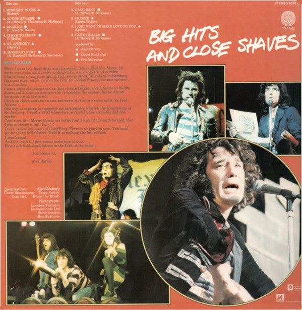 The Sensational Alex Harvey Band : Vambo Rools 'Big Hits And Close Shaves' (LP, Comp)