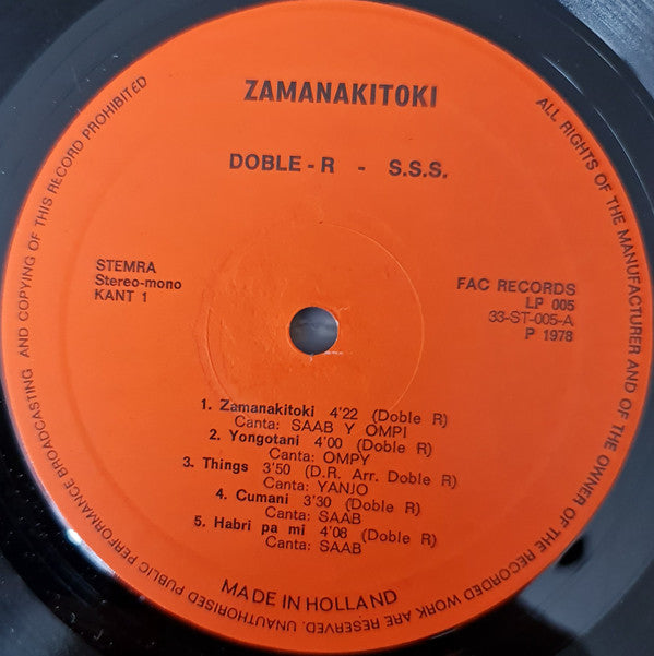 Doble R : Zamanakitoki (LP)