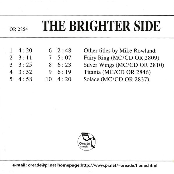 Mike Rowland (2) : The Brighter Side (CD, Album, RM, Son)