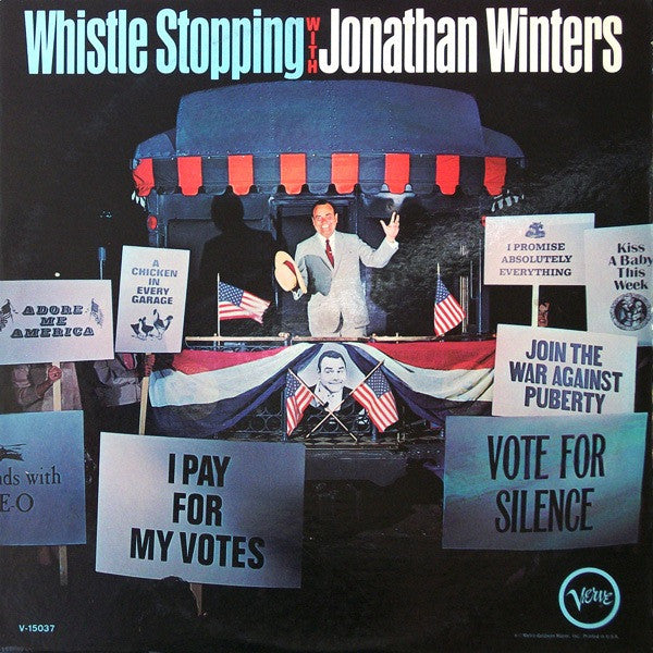 Jonathan Winters : Whistle Stopping With Jonathan Winters (LP, Album, Mono)