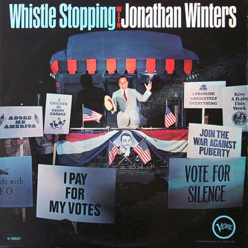 Jonathan Winters : Whistle Stopping With Jonathan Winters (LP, Album, Mono)