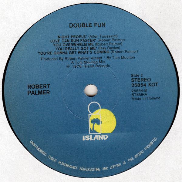 Robert Palmer : Double Fun (LP, Album)