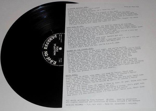 Mercyful Fate : Mercyful Fate (12", MiniAlbum, RP, Bla)