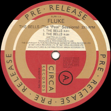 Fluke : The Bells (The "Peal" Sessions) (12")