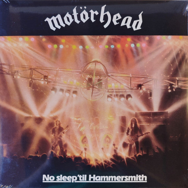 Motörhead : No Sleep 'til Hammersmith (LP, Album, RE)