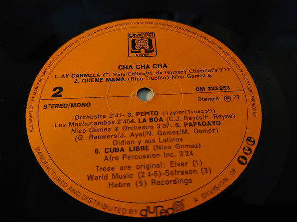 Various : Cha Cha Cha (LP, Comp, Mono)