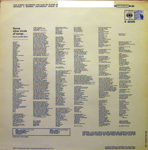 Bob Dylan : Another Side Of Bob Dylan (LP, Album)