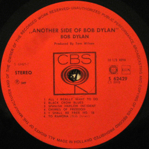 Bob Dylan : Another Side Of Bob Dylan (LP, Album)