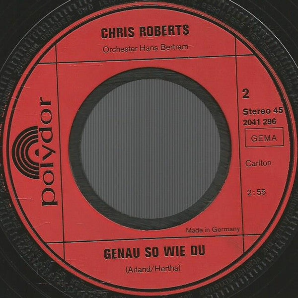 Chris Roberts : Love Me (7", Single)