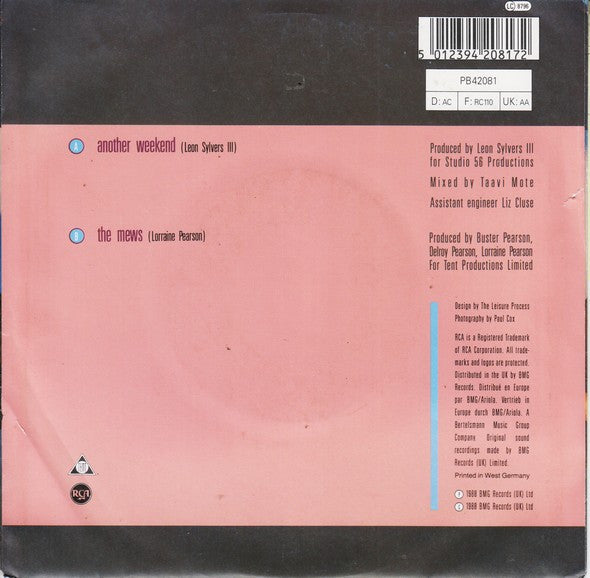 Five Star : Another Weekend (7", Single)