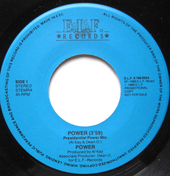 Power (55) : Power! (7", Promo)