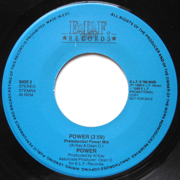 Power (55) : Power! (7", Promo)