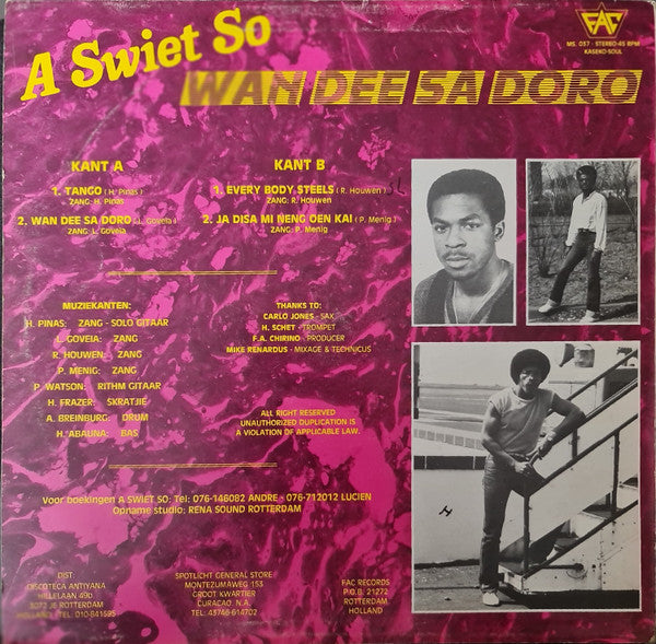 A Swiet So : Wan Dee Sa Doro (12")