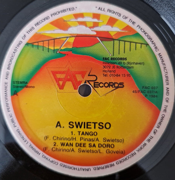 A Swiet So : Wan Dee Sa Doro (12")