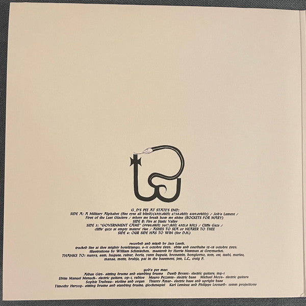 Godspeed You Black Emperor! : G_d's Pee At State's End! (LP, 180 + 10", EP + Album)