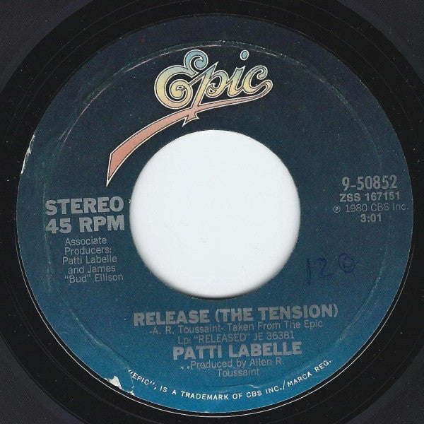 Patti LaBelle : Release (The Tension) (7", Single)