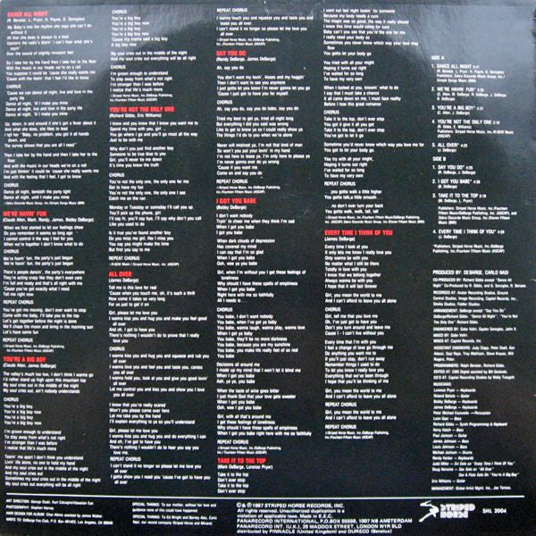 DeBarge : Bad Boys (LP, Album)