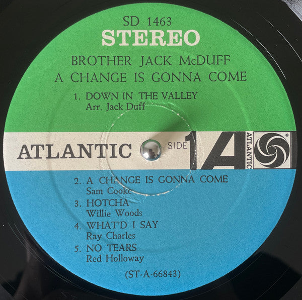Brother Jack McDuff : A Change Is Gonna Come (LP, Album)