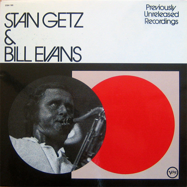 Stan Getz & Bill Evans : Previously Unreleased Recordings (LP, Album, Mono, Lam)