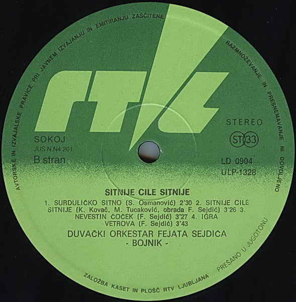 Orkestar Feata Sejdića : Sitnije Cile Sitnije (LP, Album)
