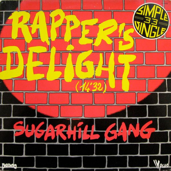 Sugarhill Gang : Rapper's Delight (12", Single)