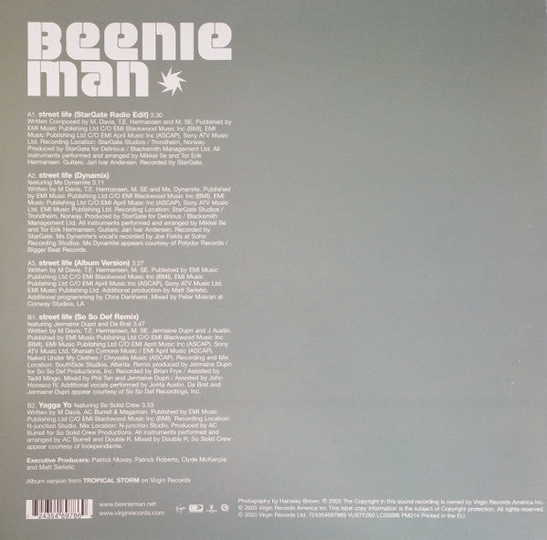 Beenie Man : Street Life (12")