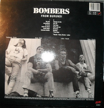 Bombers From Burundi : Bombers From Burundi (LP, Album)