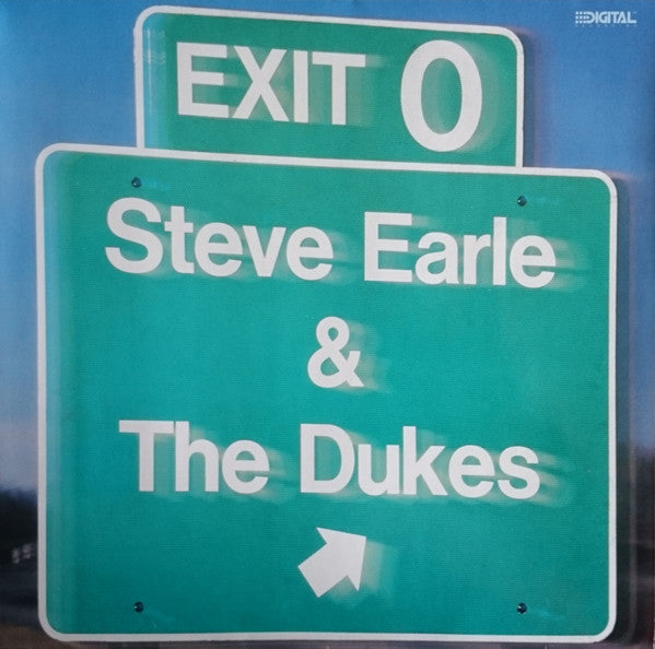 Steve Earle & The Dukes : Exit 0 (LP, Album)