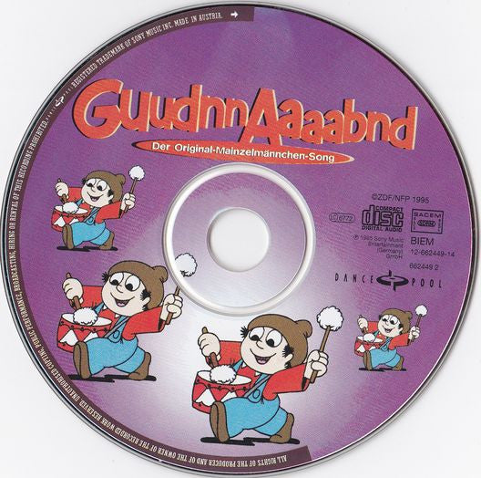 Mainzelmännchen : GuudnnAaaabnd - Der Original-Mainzelmännchen-Song (CD, Maxi)
