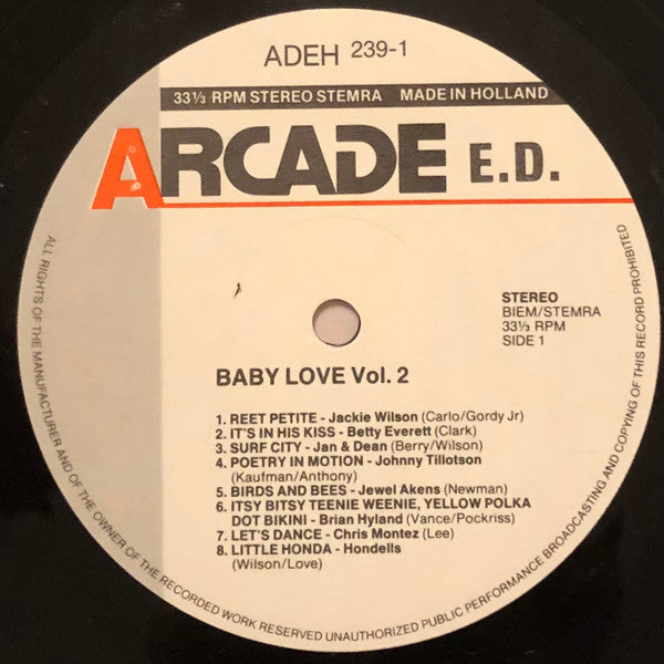 Various : Baby Love (32 Rockin' Great Tracks)  - Volume 2 (2xLP, Comp, Gat)