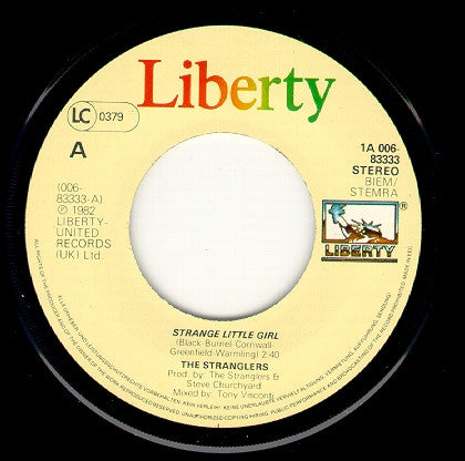 The Stranglers : Strange Little Girl (7", Single)