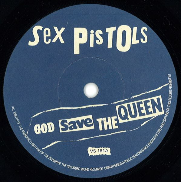 Sex Pistols : God Save The Queen (7", Single, Whi)