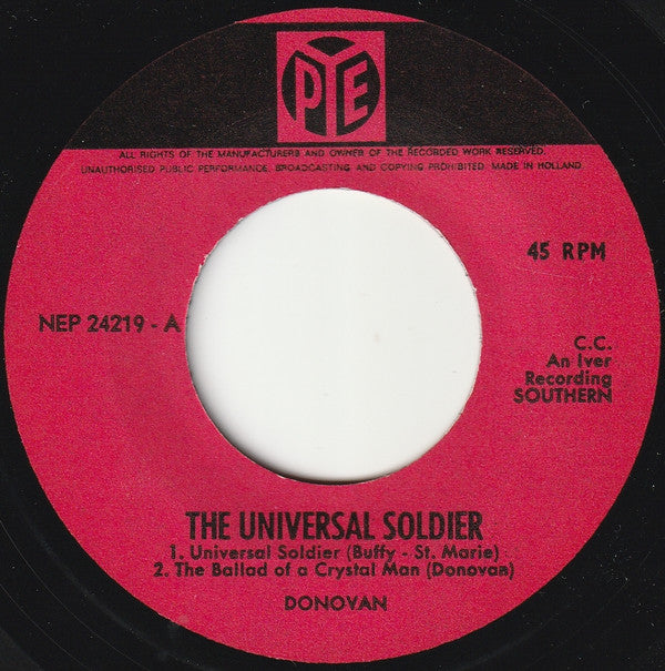 Donovan : The Universal Soldier (7", EP, Big)