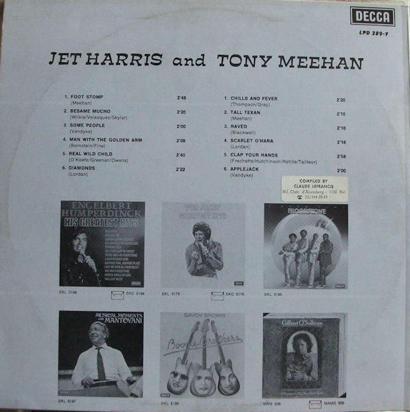 Jet Harris And Tony Meehan : Jet Harris And Tony Meehan (LP, Comp)