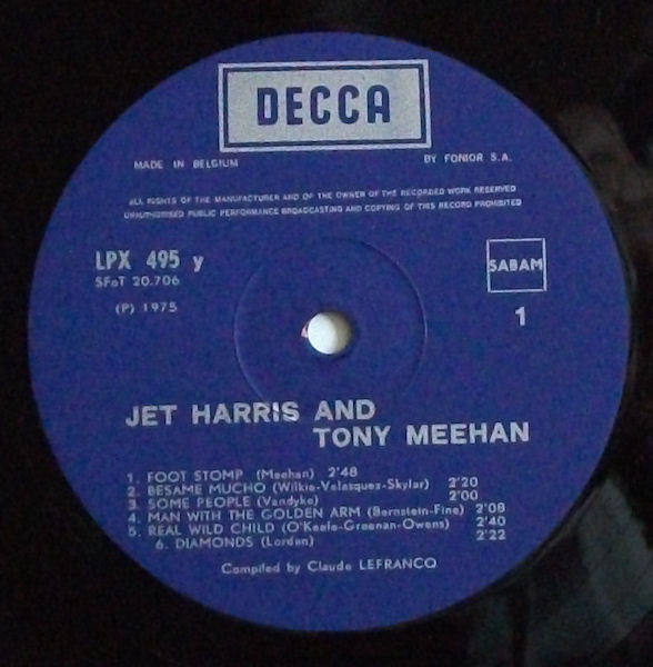 Jet Harris And Tony Meehan : Jet Harris And Tony Meehan (LP, Comp, RE)