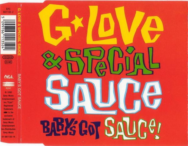 G. Love & Special Sauce : Baby's Got Sauce (CD, Maxi)