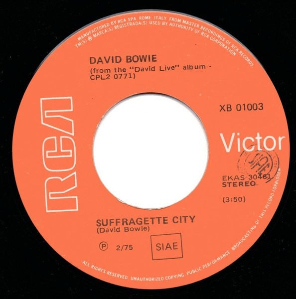 David Bowie : Young Americans (7", Single)