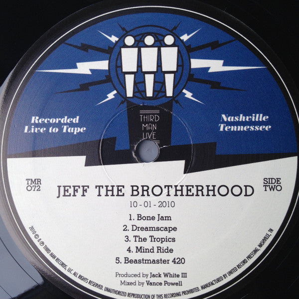 Jeff The Brotherhood : Live At Third Man (LP, Album)