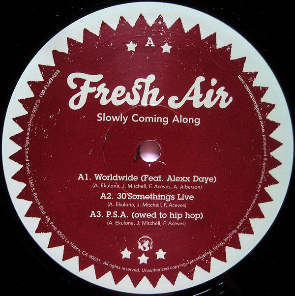Fresh Air (2) : Slowly Coming Along (12", EP)