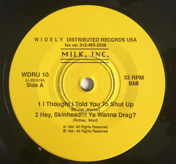 Milk, Inc : Spilt To The Hilt (7", EP)