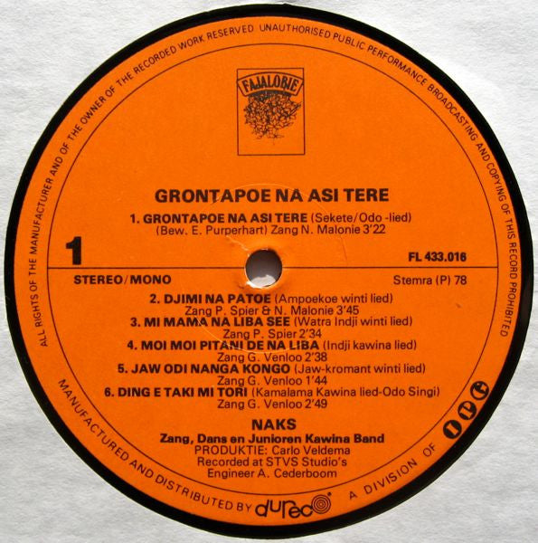 N.A.K.S. : Grontapoe Na Asi Tere (LP)