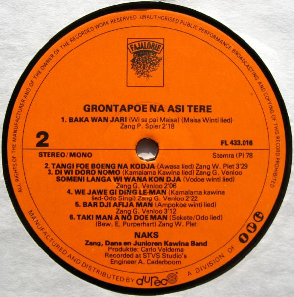 N.A.K.S. : Grontapoe Na Asi Tere (LP)