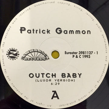 Patrick Gammon : Outch Baby (12")