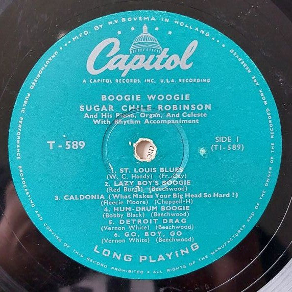 Sugar Chile Robinson : Boogie Woogie (LP, Album)